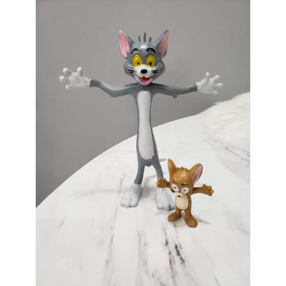 Vintage 1979 Tom and Jerry‎ MGM Bendable Bendy Figure Set